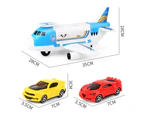 Children Toy Aircraft Vehicles Transports Plane Kids Air Freighter Car Boy Gift