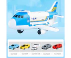 Children Toy Aircraft Vehicles Transports Plane Kids Air Freighter Car Boy Gift