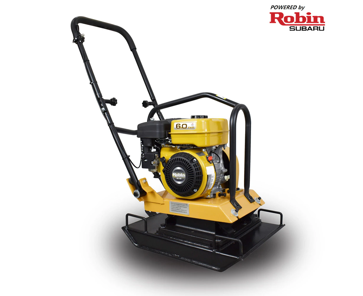 BWM 15KN Plate Compactor -Robin EX17 6HP Engine with Wheels (C100)