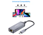 mbeat 10cm USB-C Gigabit LAN Adapter - Silver