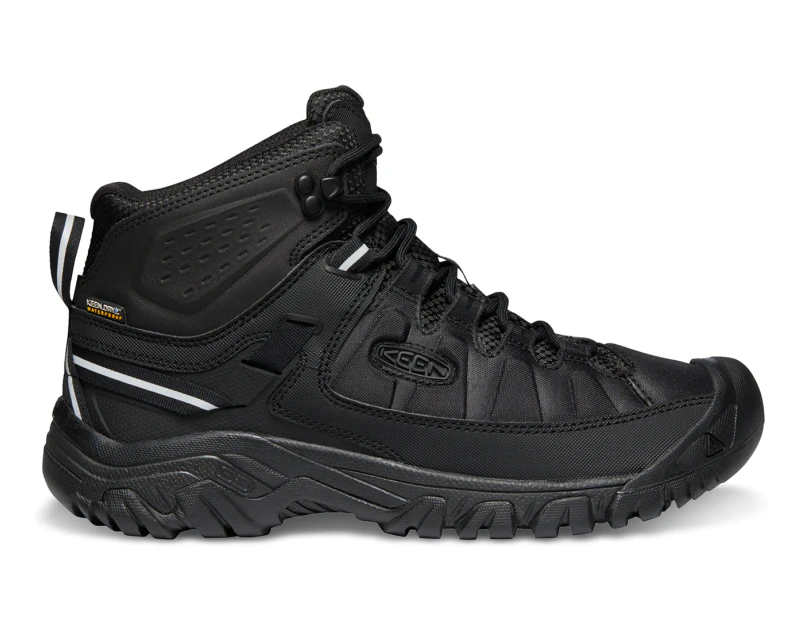 KEEN Men's Targhee EXP Mid Waterproof Hiking Boots - Black