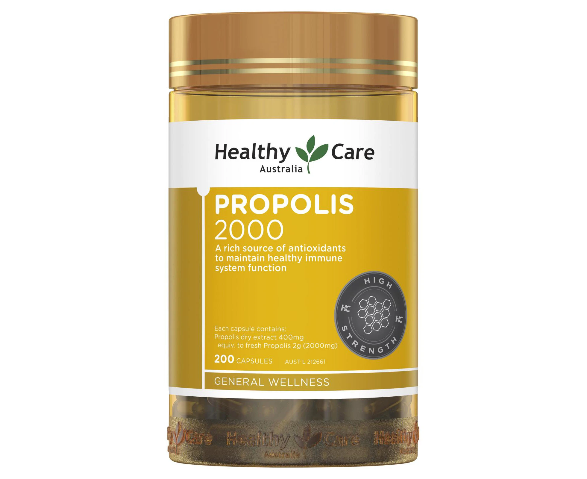 Healthy Care Propolis 2000  200 capsules 200pcs/box