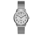 Timex Men's 25mm Easy Reader Stainless Steel Watch - Silver/White 1