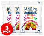 3 x The Natural Confectionery Co. Rainbow Snakes 220g