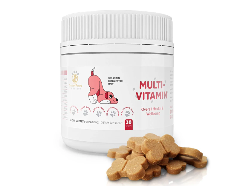 Multivitamin Chews for Dogs by Super Paws Vitacare