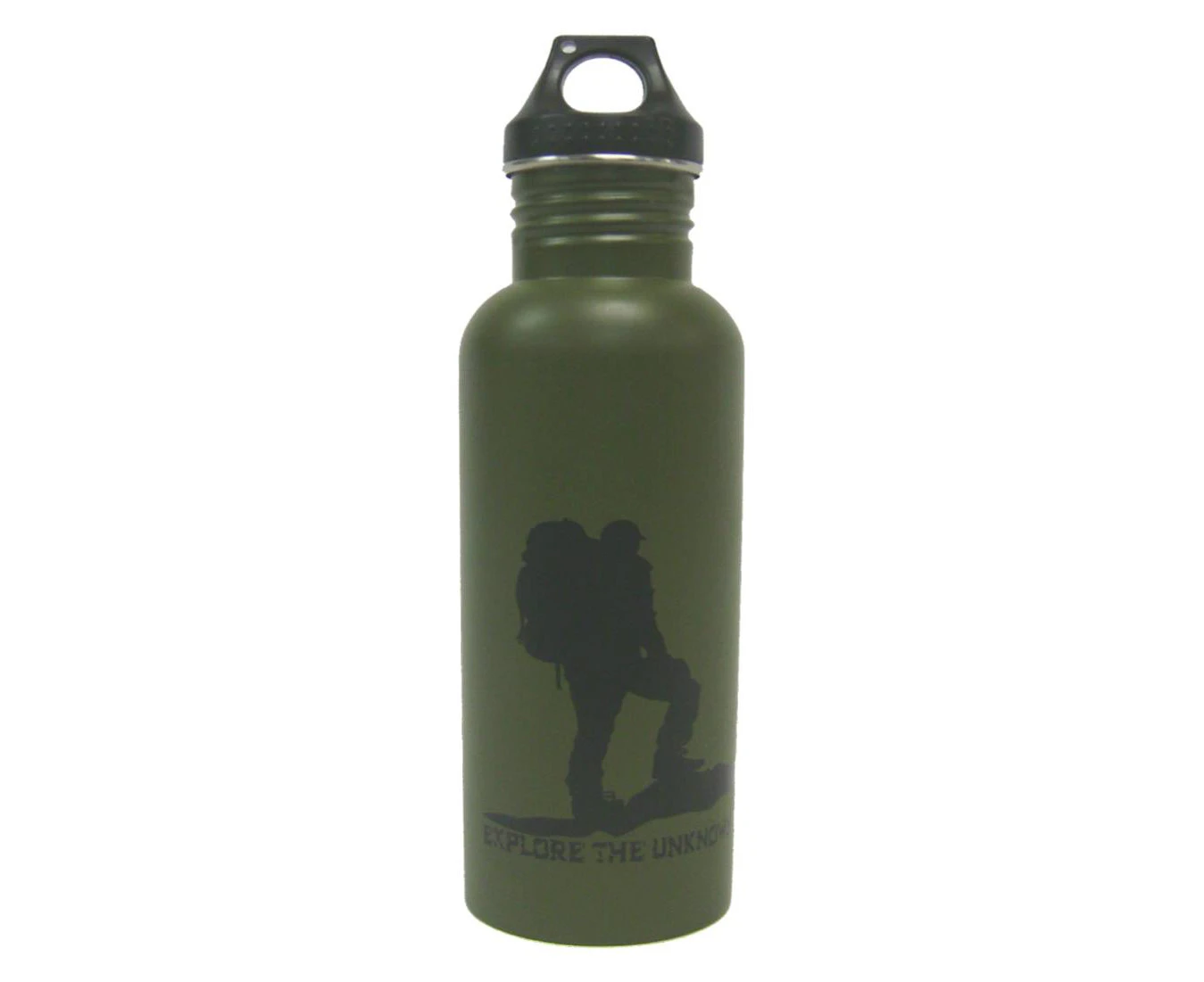 CAMPRO Stainless Steel Bottle 750ml Olive Water Bottle Lightweight - Olive