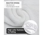 JustLINEN 500GSM 10Pieces Face Washers Towels 30x30cm Set-White