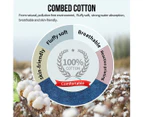 JustLINEN 650GSM 6 Pack Combed Cotton Soft Face Washer Set 33*33cm -Teal
