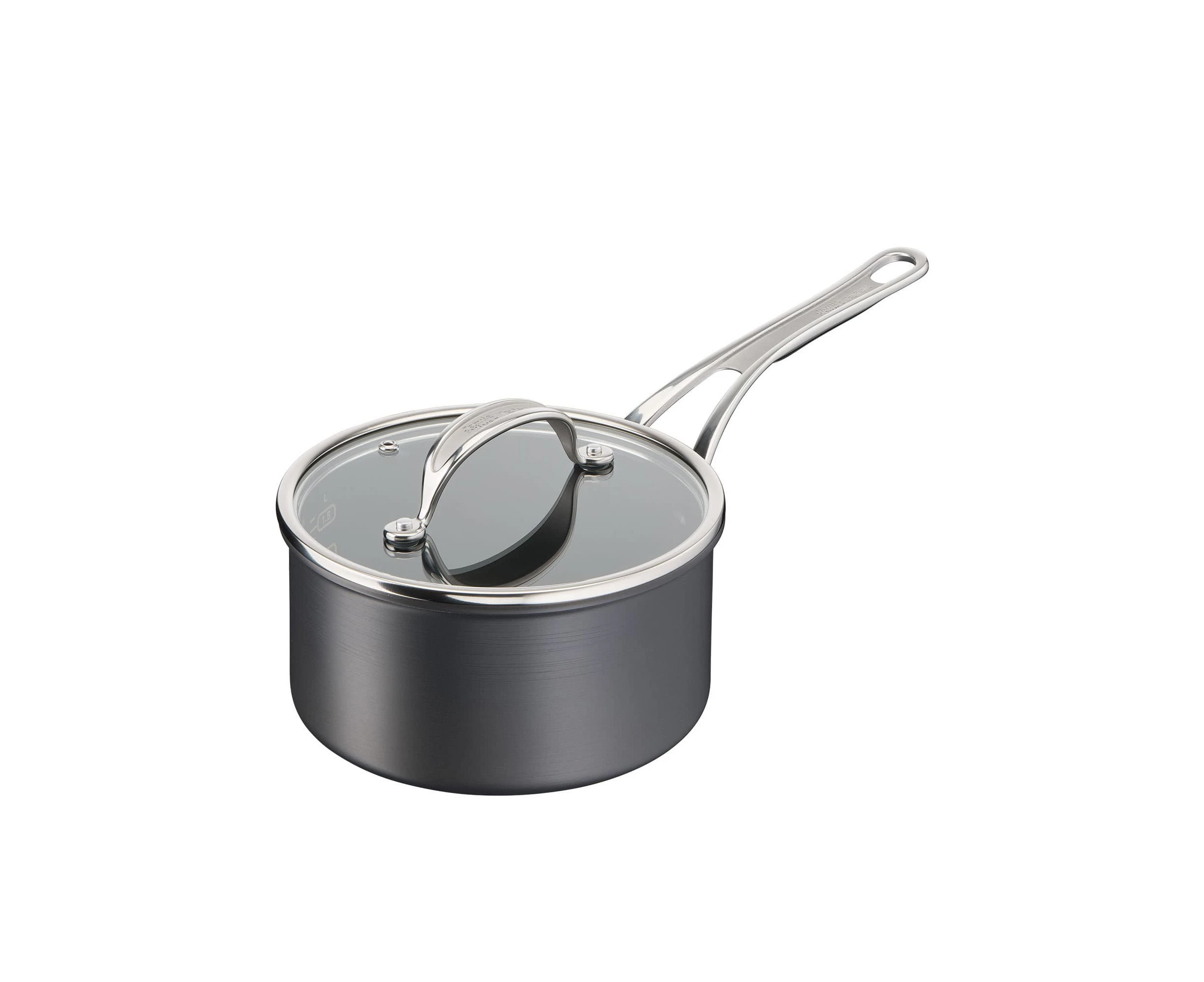 Tefal Jamie Oliver Cooks Classic Induction 18cm Anodised Saucepan w/ Lid Round