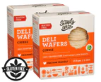 2 x Simply Wize Gluten Free Deli Wafers Cheese 150g