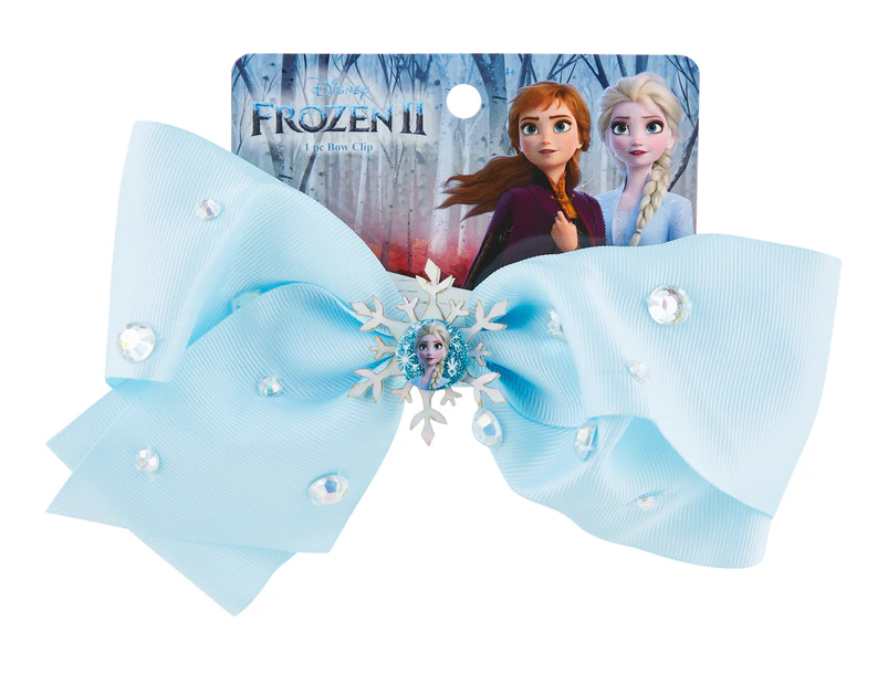 Scunci Disney Frozen Bow Clip - Blue