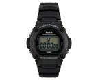 Casio 48.1mm W219H-1A Illuminator Digital Chronograph Resin Watch - Black