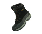 Mountain Warehouse Mens Off Piste Snow Boots Male Snow Proof Winter Warm Wellies - Charcoal