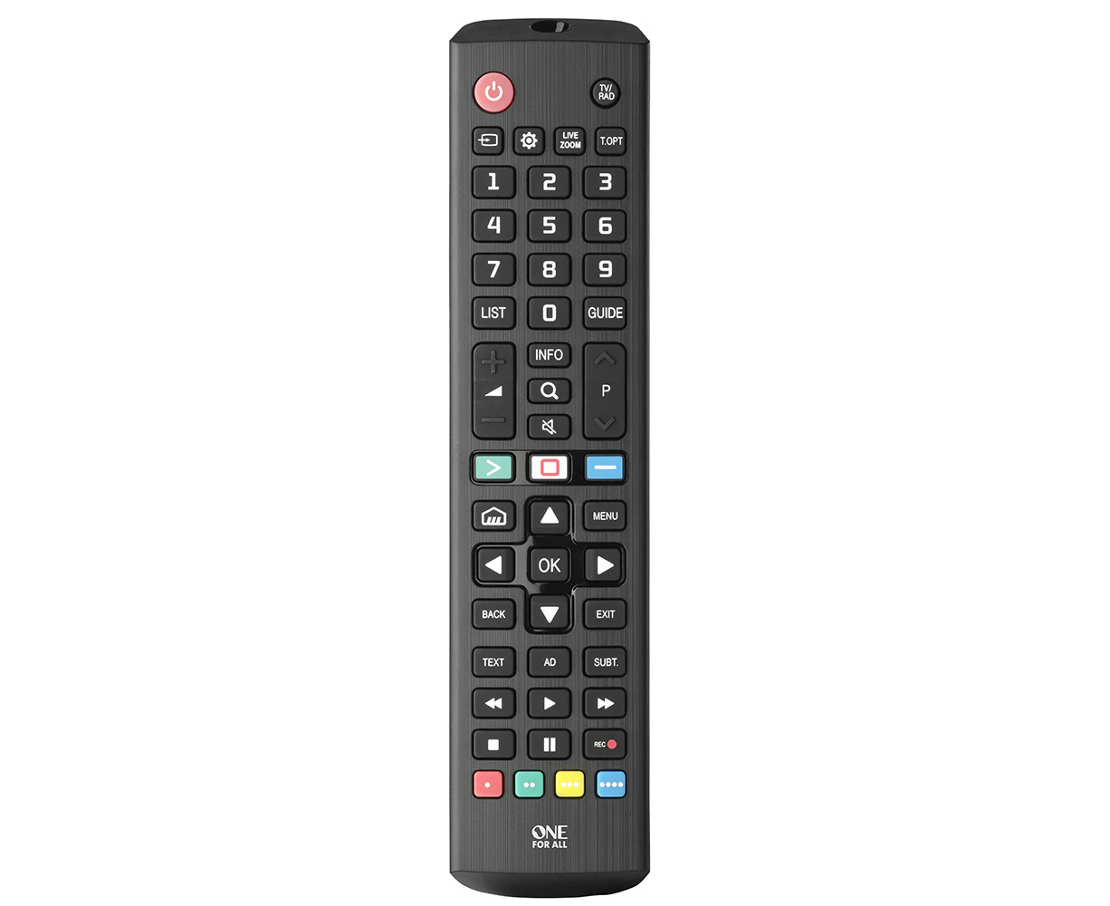 One For All LG Replacement Remote with NET-TV - Black (UE-URC4911)