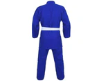 Dragon Blue 1.5 (550Gsm) Judo Weave Uniform[6]