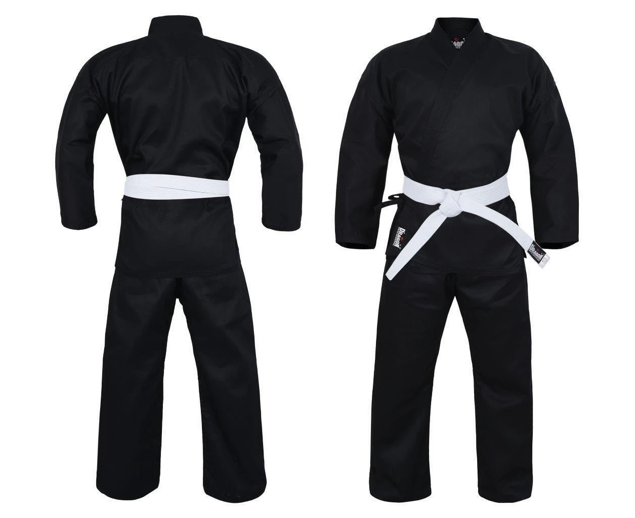 Dragon Karate Uniform (Black) - 8oz [Size:000]