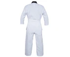Yamasaki V2 Ribbed Taekwondo Uniform - Black V Neck 8Oz [0]