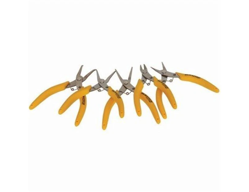 5 Piece Stainless Steel Tool Set 4 Pliers 1 Cutter Long Nose Pliers Side Cutters