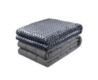 198x122cm 9KG Heavy Weighted Adult Blanket and Minky Cover Gravity Blanket for Anxiety Stress Insomnia