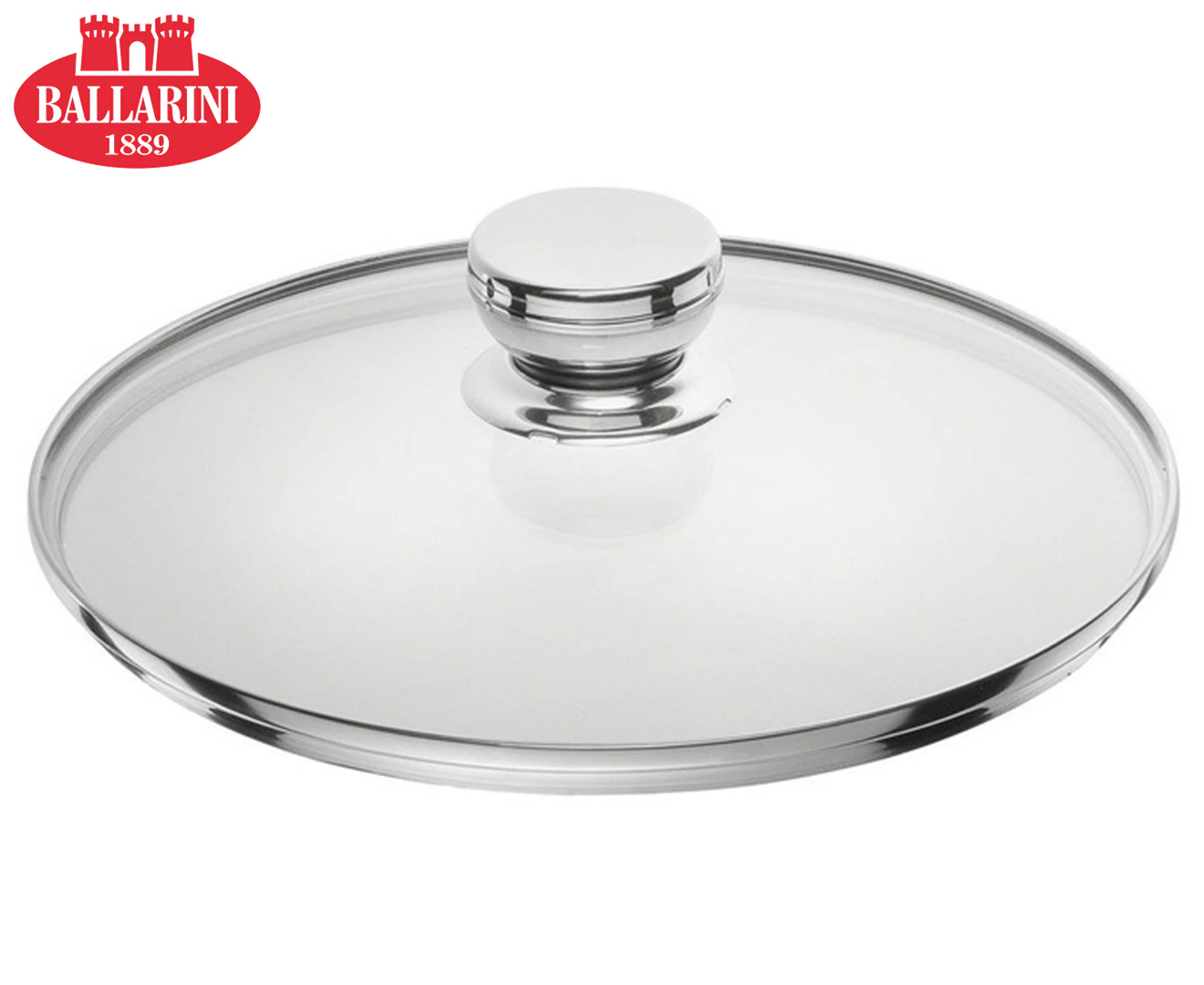 Ballarini 28cm Glass Round Lid Saucepan/Casserole Kitchen Cookware Pot Cover