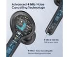 Mpow M9 TWS Bluetooth Earphone Noise Cancelling Mic Wireless Earbuds IPX8 Waterproof Headphone (Black) 3