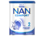 3 x Nestlé NAN COMFORT 2 Follow-On Formula 6-12 Months Powder 800g