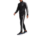 Adidas Men's Primegreen Essentials 3-Stripes Tracksuit - Black/White