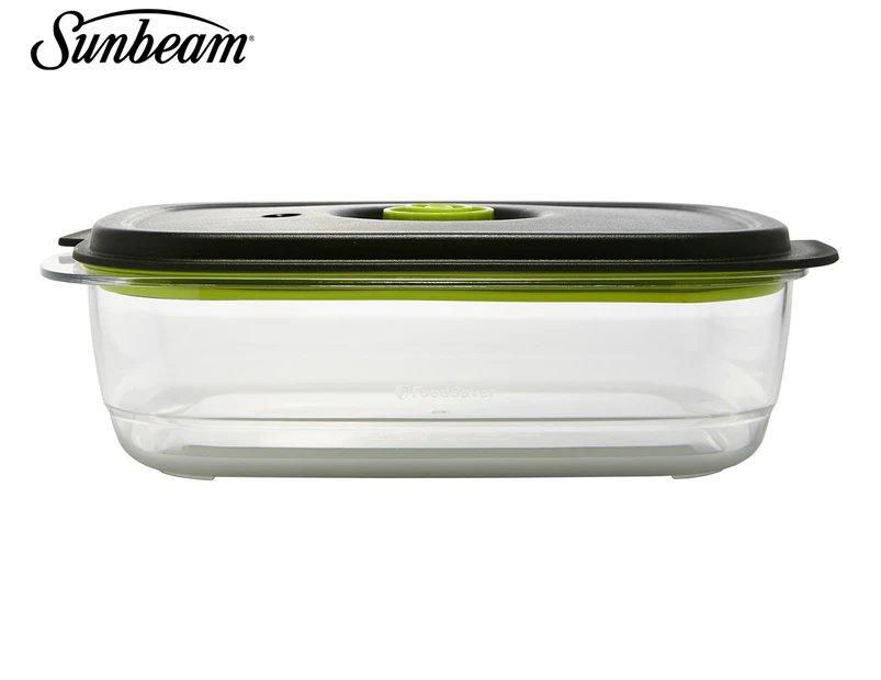 Sunbeam 10 Cup FoodSaver Preserve & Marinate Container - Black/Clear