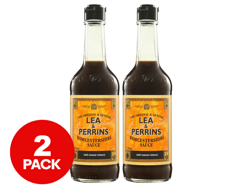 2 x Lea & Perrins Worcestershire Sauce 290mL