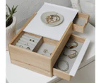 Umbra Mini Stowit Jewellery Box - White/Natural