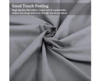 Queen Size 4 Piece Micro Fibre Fitted & Flat Sheet Set - Grey