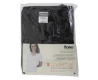 FLOSO Ladies/Womens Thermal Underwear Short Sleeve T-Shirt/Top (Standard Range) (Black) - THERM130