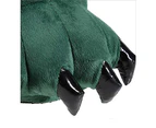 Thicken Warm Winter Slippers Dinosaur Claws Slippers Novelty Feet Costume for Men