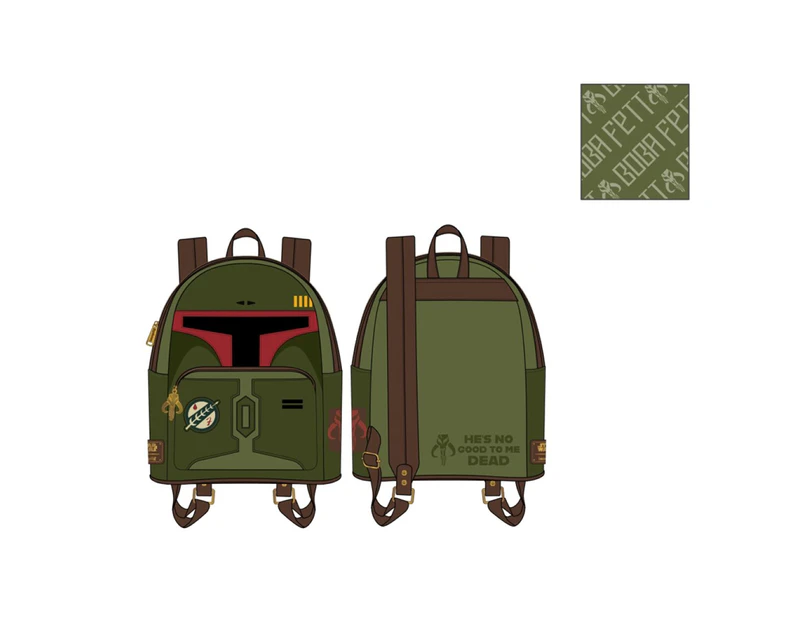 Loungefly Star Wars - Boba Fett Mini Backpack