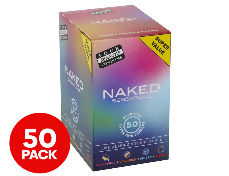 Four Seasons Naked Sensations Condoms 50-Pack