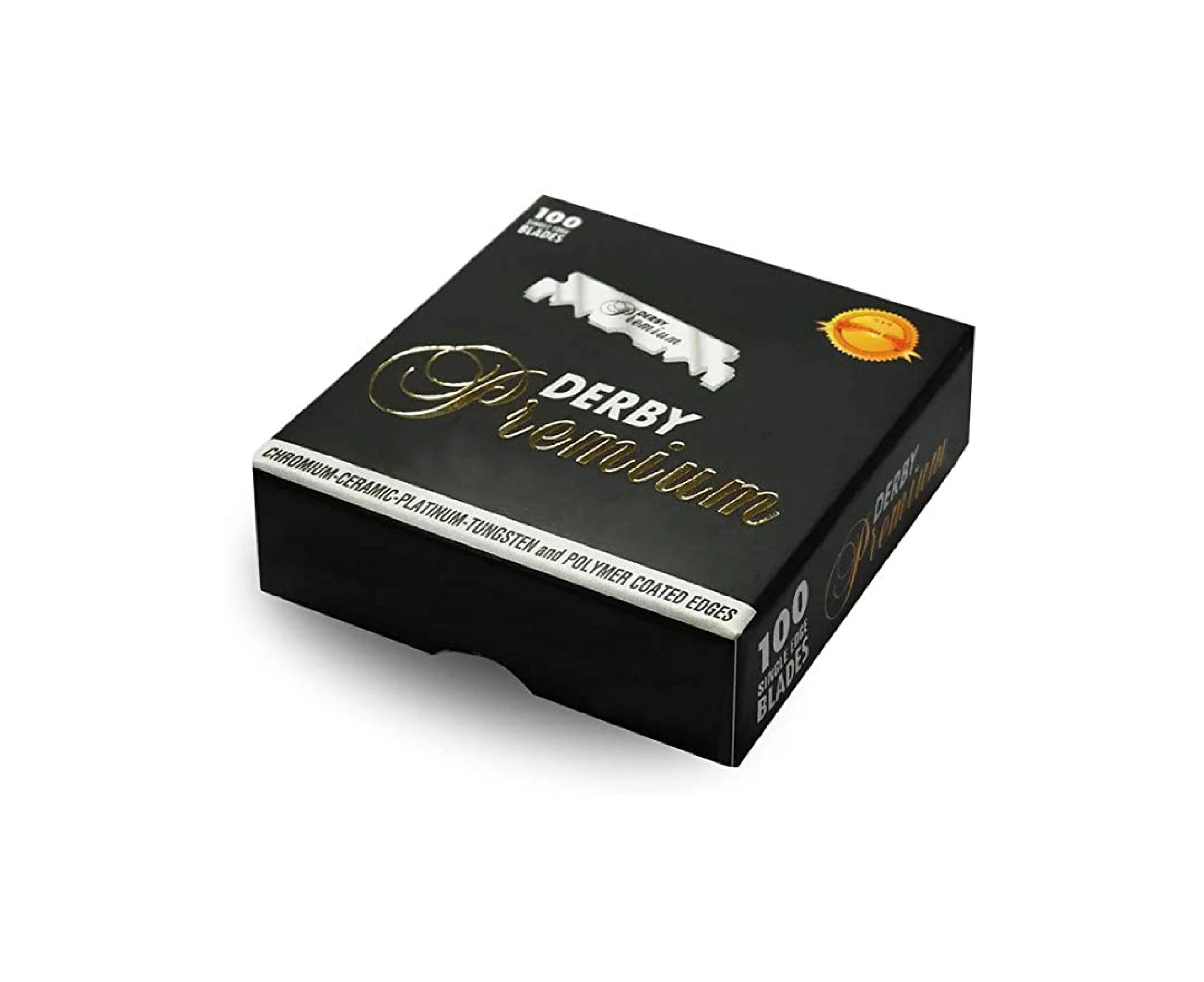 Derby Premium Professional Single Edge Razor Blades - 100 Blades