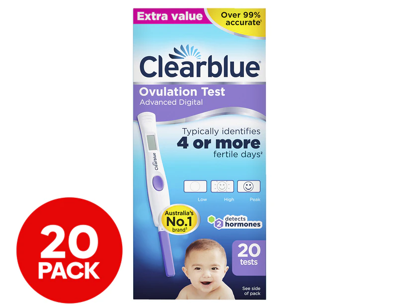 Clearblue Advanced Digital Ovulation Test 20pk