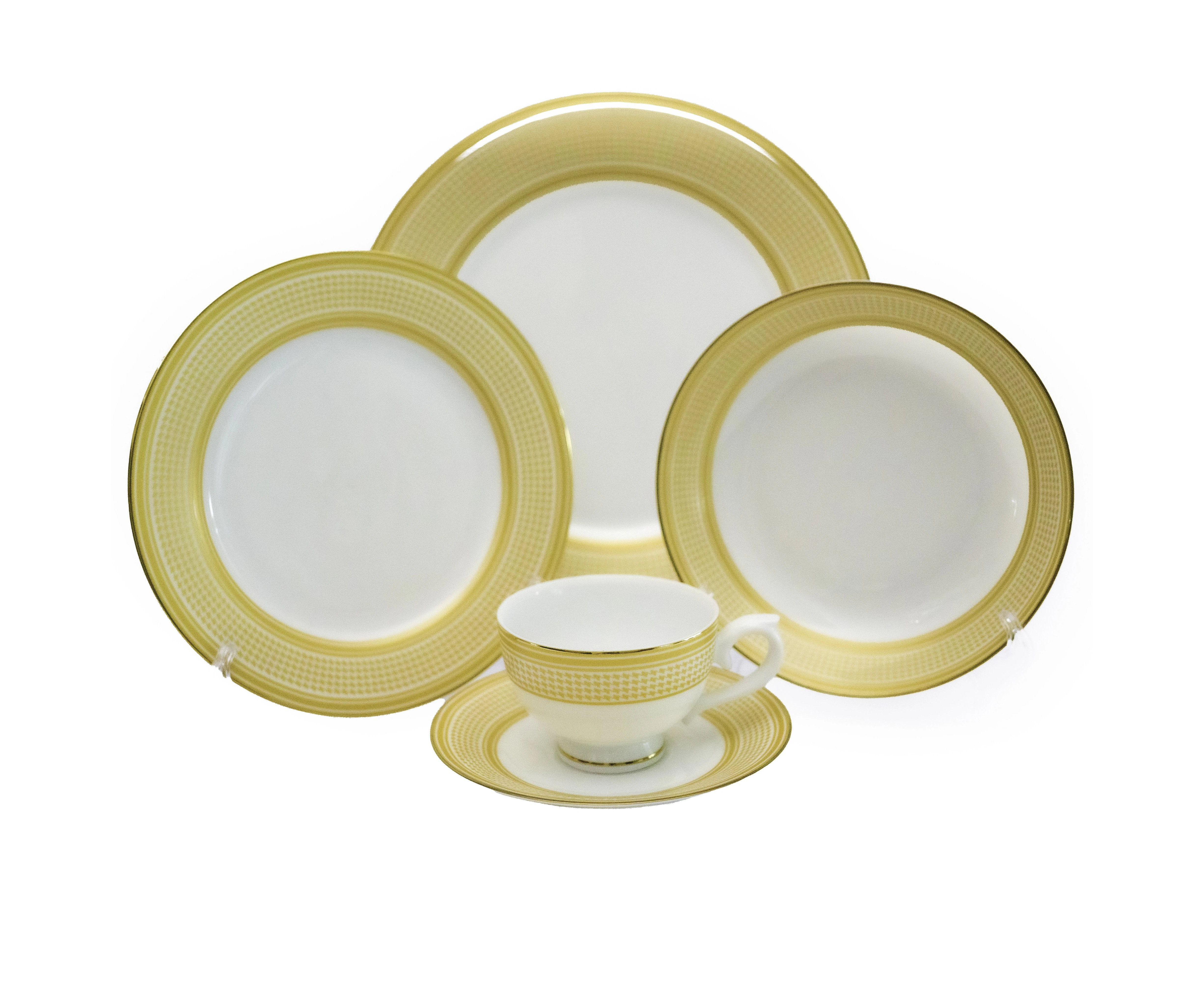 Dankotuwa Menuna Gold 20pcs Dinner Set