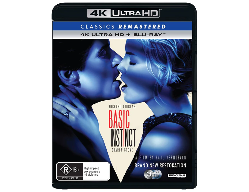 Basic Instinct 4K Ultra HD Blu-ray Boxset Blu-ray Region B