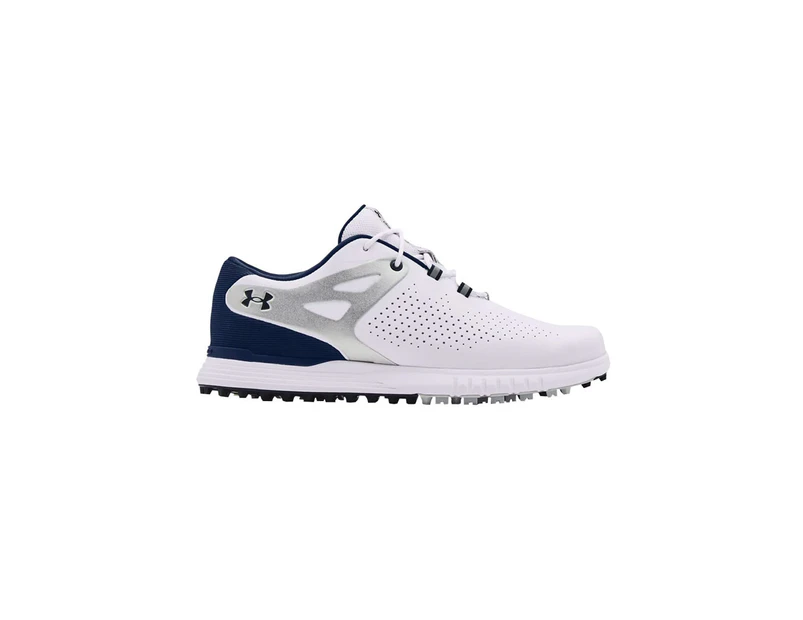 Under Armour Women's Charged Breathe Spikeless Golf Shoes - White/Academy -  Womens Synthetic