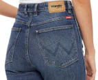 Wrangler Women's Tyler High-Waisted Mum Jeans - Dream