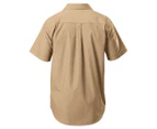 Hard Yakka Men's Short Sleeve Permanent Press Shirt - Putty