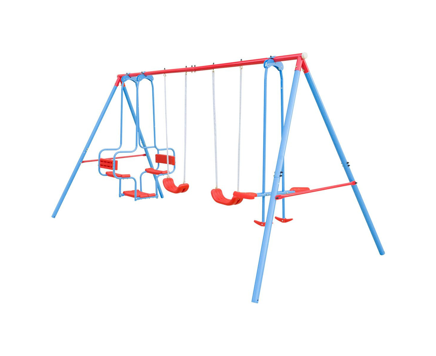 six-station-metal-swing-set-outdoor-backyard-playground-playset-w