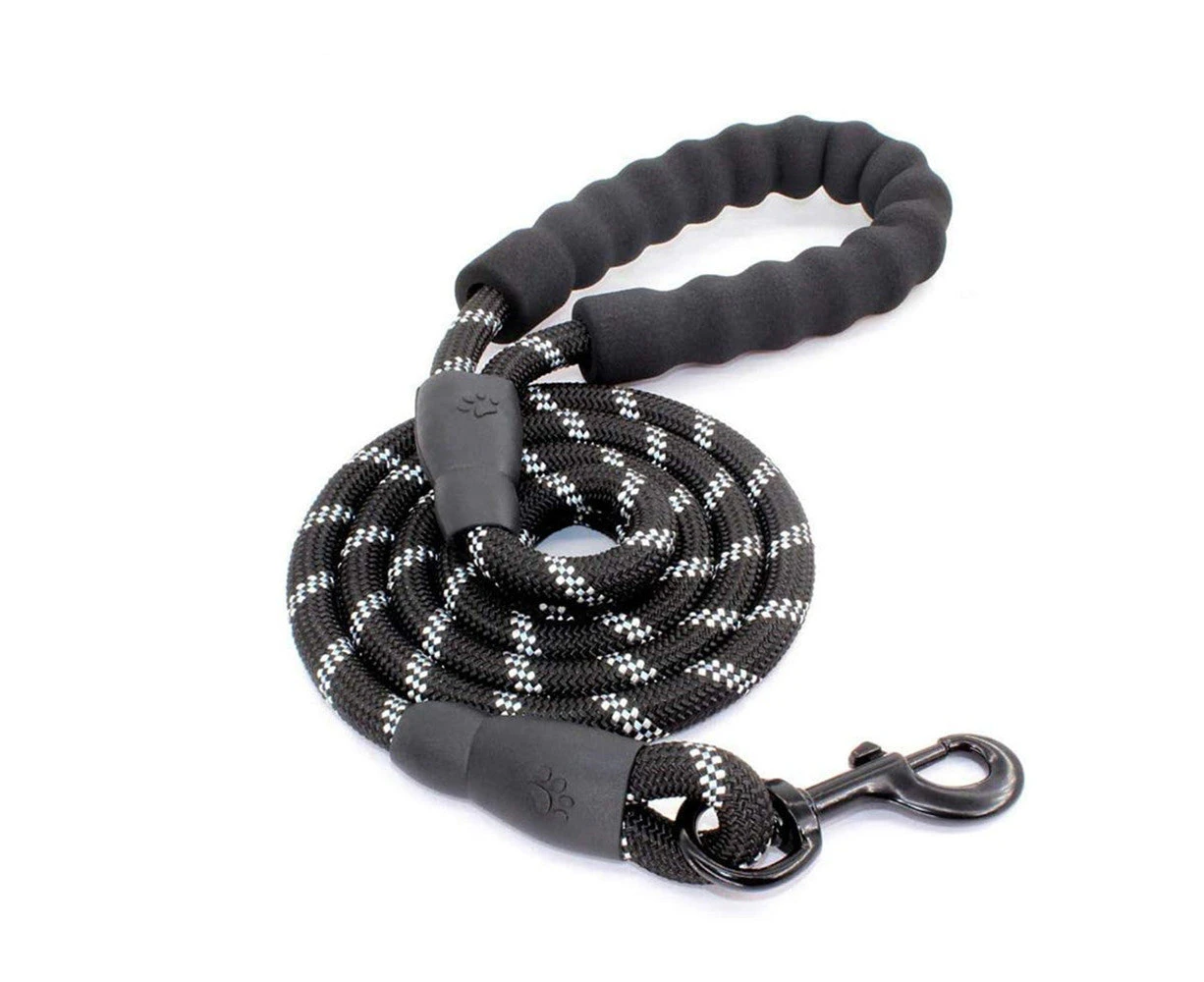 5FT Strong Nylon Dog Leash with Comfortable Padded Handle