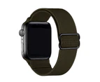 ZUSLAB Apple Watch Series 7 6 5 4 3 2 1 Nylon Elastic Strap Band 42mm 44mm 45mm - Green