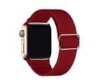 ZUSLAB Apple Watch  Series 7 6 5 4 3 2 1 Nylon Elastic Strap Band 42mm 44mm 45mm - Red 1