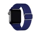 ZUSLAB Apple Watch  Series 7 6 5 4 3 2 1 Nylon Elastic Strap Band 42mm 44mm 45mm - Blue 1