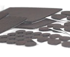 Heavy Duty Adhesive Furniture Effects Felt Pads Floor Protector ( 123 Pieces )