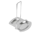 Stainless Steel Spoon and Lid Rest Stand Holder
