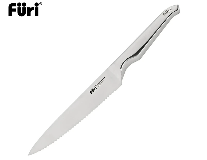 Furi Pro 15cm Serrated Utility Knife - Silver